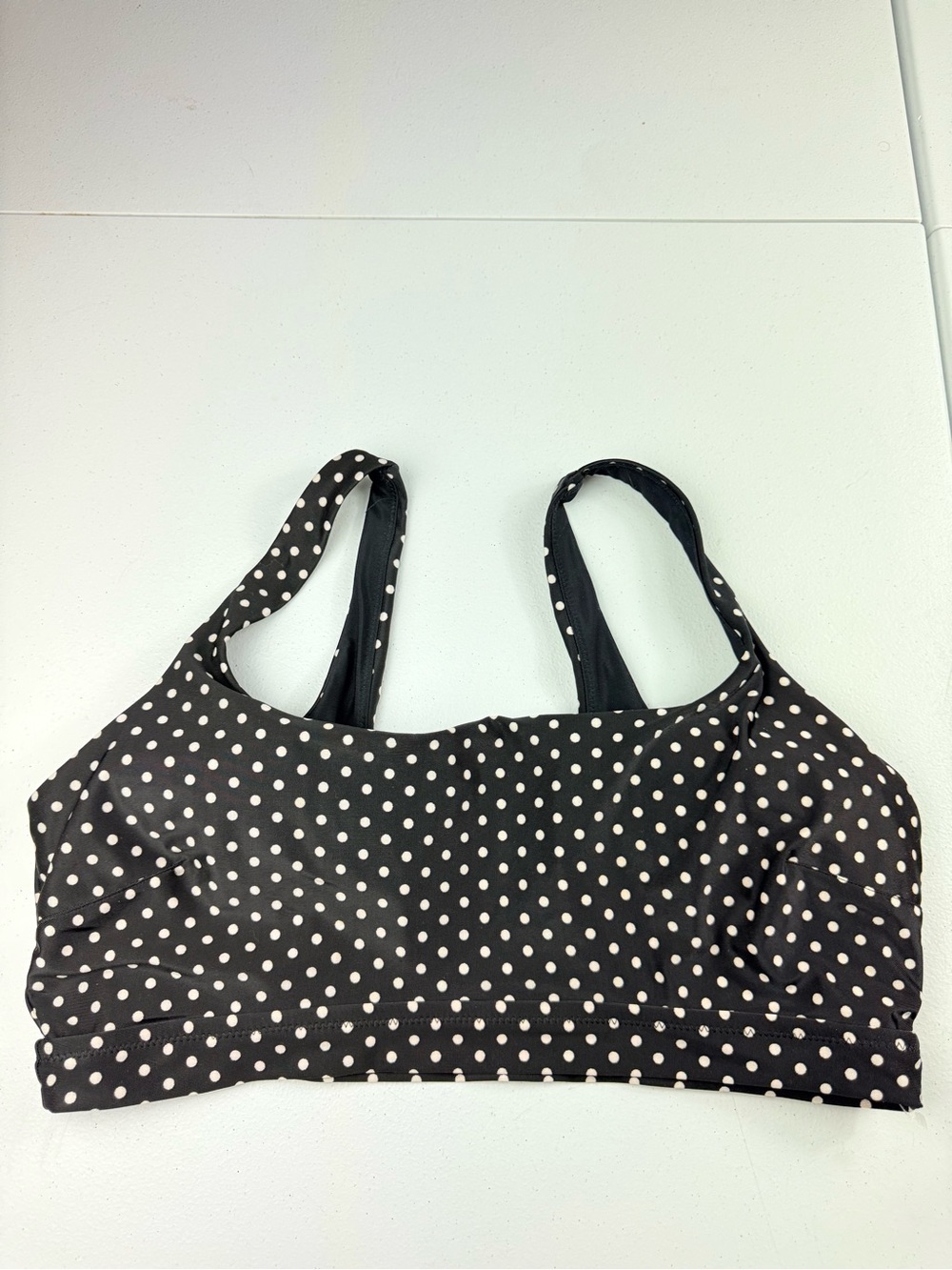 aerie swim Black Polka Dot top